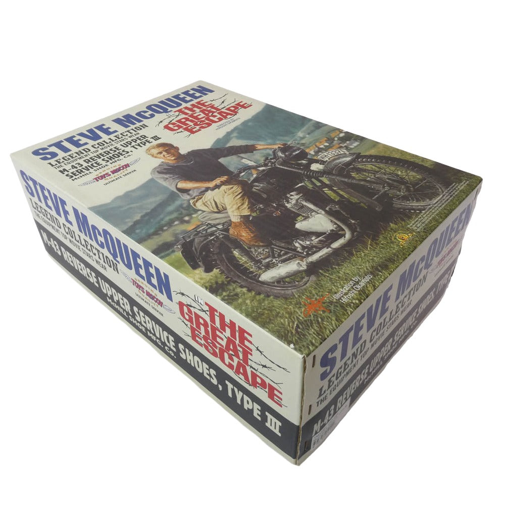 TOY'S McCOY トイズマッコイ TMA8801-040-085 M-43 REVERSE UPPER SERVICE SHOES TYPE3 スティーブマックィーン 大脱走 サービスシューズ レースアップ ブーツ ブラウン系 8.5D【中古】