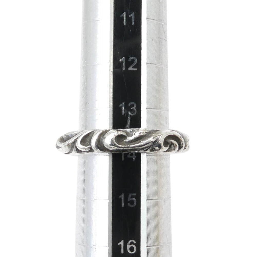 CHROME HEARTS クロムハーツ(原本無) SCRL BND SCROLL BAND スクロールバンド リング シルバー系 14号【中古】