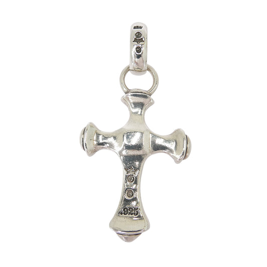 GABOR ガボール inc USA クォーターハンマークロス w/H.W.O ペンダントトップ シルバー系【中古】