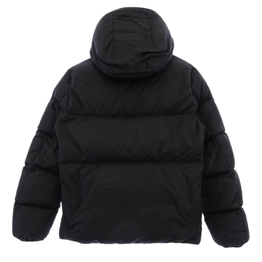 MONCLER モンクレール 20AW F20911B56900 モンクレールジャパンタグ MONTCLA GIUBBOTTO モンクラ ジップアップ ロゴ 刺繍 ラインテープ ダウン ジャケット ブラック系 2【中古】