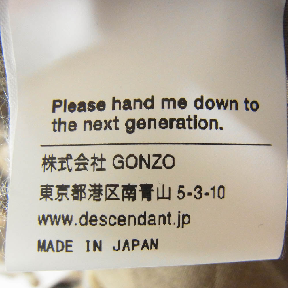 DESCENDANT ディセンダント BELLY PULL OVER JACKET CAMO プルオーバー ジャケット カーキ系 3【中古】