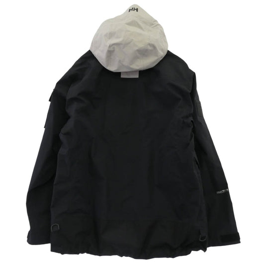 DESCENDANT ディセンダント HELLY HANSEN ヘリーハンセン HELLY HANSEN OCEAN FREY HELLY TECH SPINDRIFT JACKET オーシャン フレイ ヘリーテック スピンドリフト ジャケット ブラック系 XL【中古】