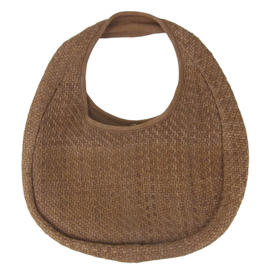 レン トウキョウジャパン 9H-60041 シープ メッシュ レザー スモール ハンド バッグ ブラウン系【中古】