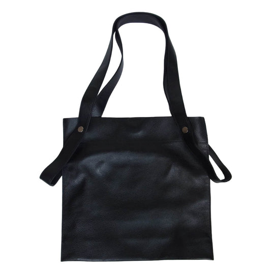 Beaure ビューレ QZ1972 Ray BEAMS別注 2WAY レザー トート バッグ ブラック系【中古】