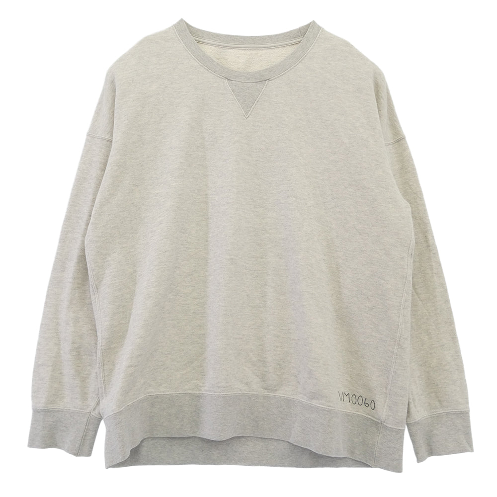 VISVIM ビズビム 18AW 0118205010036 JUMBO SWEAT CREW L/S ジャンボ 