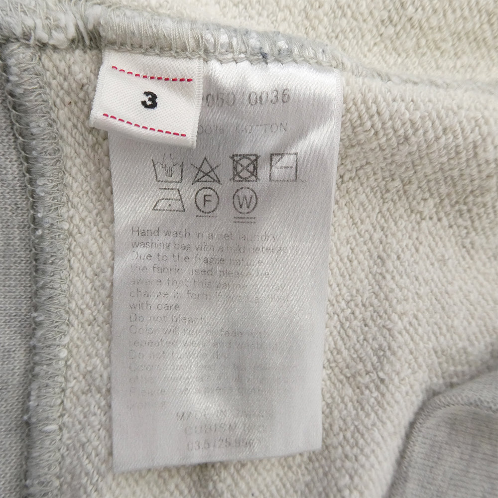 VISVIM ビズビム 18AW 0118205010036 JUMBO SWEAT CREW L/S ジャンボ 長袖 クルーネック スウェット グレー グレー系 3【中古】