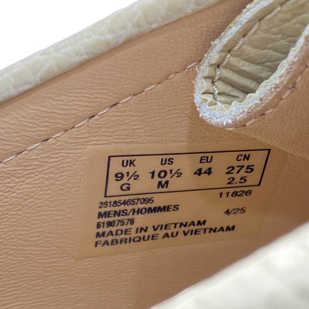 Supreme シュプリーム 25SS × Clarks Reflective Wallabee クラークス リフレクティブ ワラビー レザー モカシン クレープソール シューズ ベージュ系 27.5cm【中古】