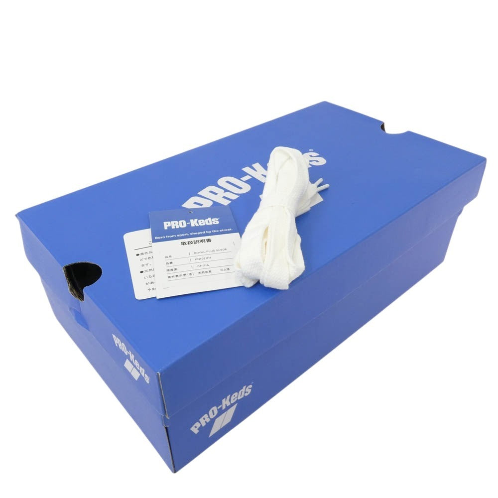 PRO-Keds プロケッズ PN1021H1 ROYAL PLUS SUEDE LO スニーカー ネイビー系 ホワイト系 26.5cm【中古】