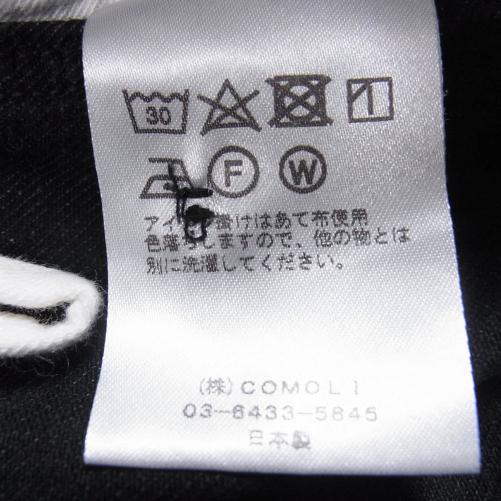 COMOLI コモリ 22AW W03-03002 デニムオーバーパンツ ブラック系 3【中古】