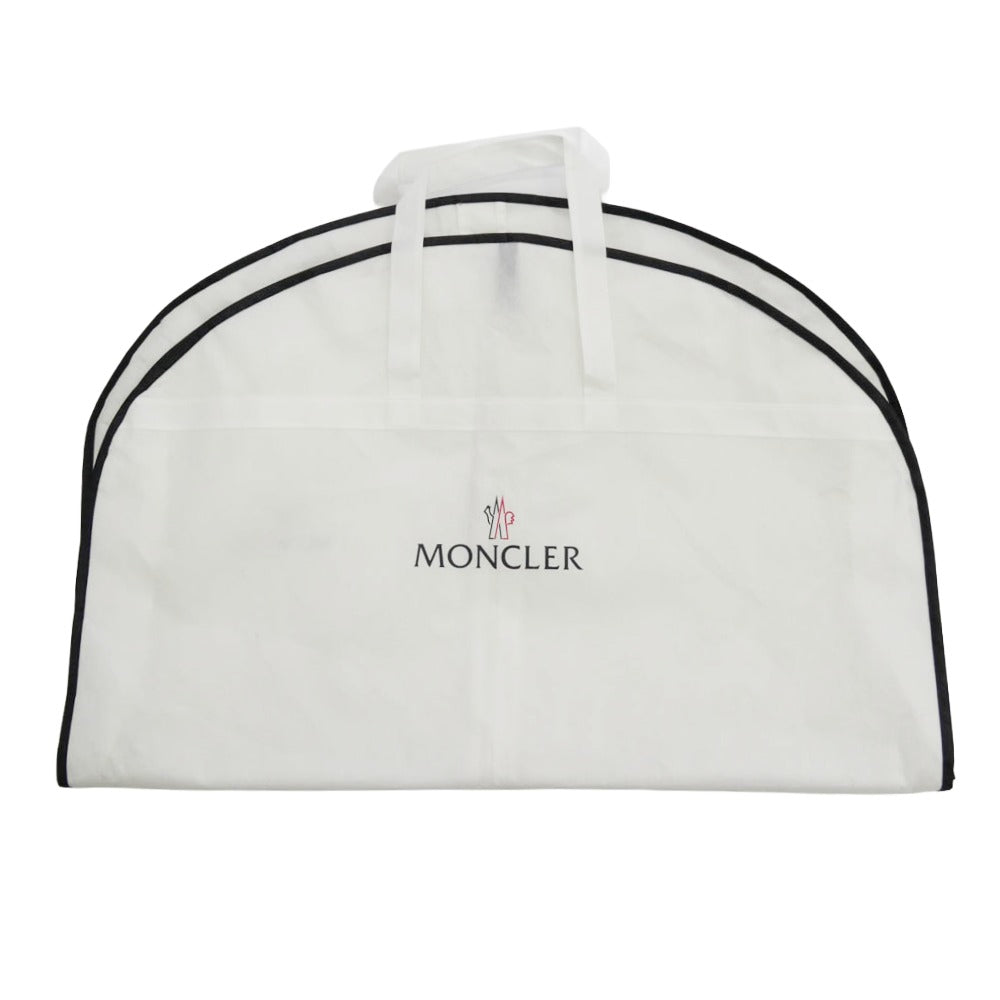 MONCLER モンクレール 24AW J20911A51X00 68950 MONTBELIARD モンベリアル ワッペン付 トリコロールライン フーデッド ダウンジャケット ブラック系 4【中古】