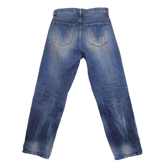 Supreme シュプリーム Distressed Loose Fit Selvedge Jean ルーズフィット セルビッチ デニム パンツ インディゴブルー系 30【中古】