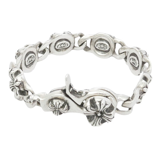 A&G エーアンドジー クロスリンク クリップ ブレスレット シルバー系【中古】