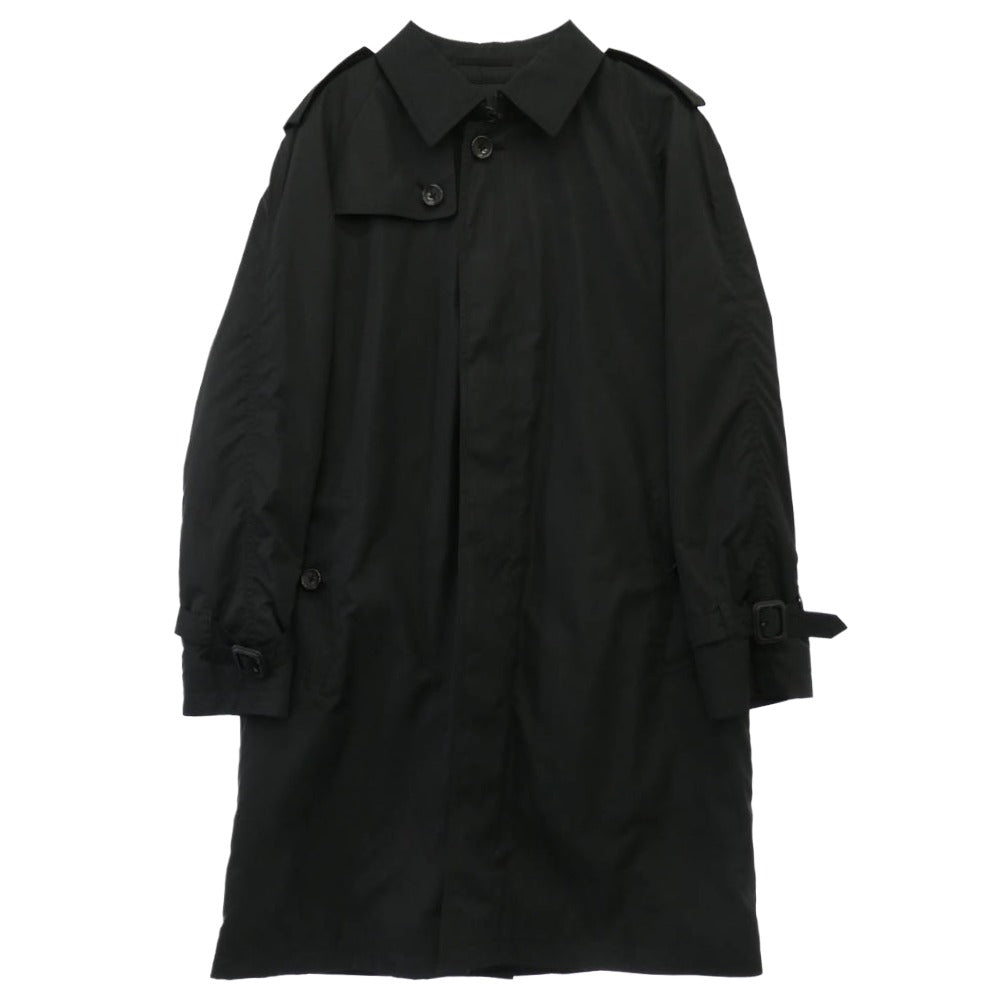 BURBERRY LONDON バーバリー ロンドン A1A51-396-09 着脱式キルティングライナー付き 撥水加工 裏地ノバチェック シングル トレンチコート ブラック系 L【中古】 BURBERRY LONDON バーバリー ロンドン A1A51-396-09 着脱式