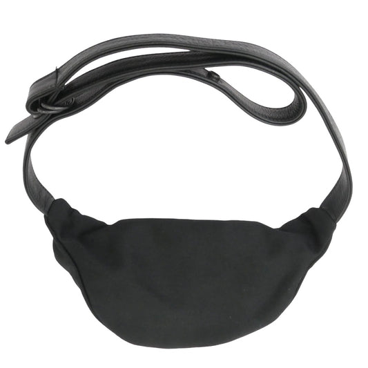 RUDE GALLERY ルードギャラリー キャンバス × レザー ウェスト ポーチ ショルダー バッグ ブラック系【中古】