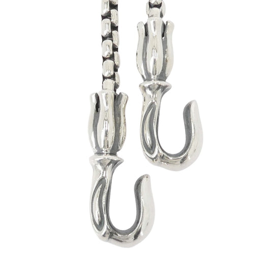 LONE ONES ロンワンズ ギャランティカード付属 メイティングフライト フック ボックス チェーン L 20インチ ダブルフック カスタム チェーン シルバー系【美品】【中古】