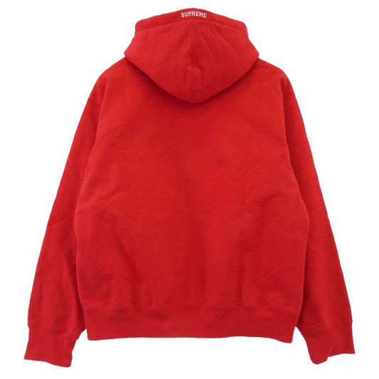 Supreme シュプリーム 23AW S Logo Zip Up Hooded Sweatshirt エス ロゴ ジップ アップ フーディー スウェットシャツ パーカー レッド系 M【中古】