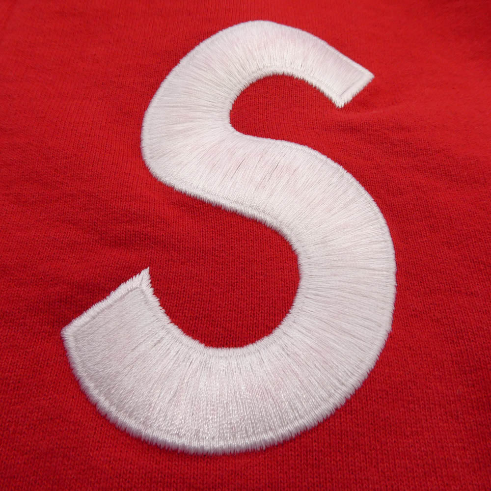 Supreme シュプリーム 23AW S Logo Zip Up Hooded Sweatshirt エス ロゴ ジップ アップ フーディー スウェットシャツ パーカー レッド系 M【中古】