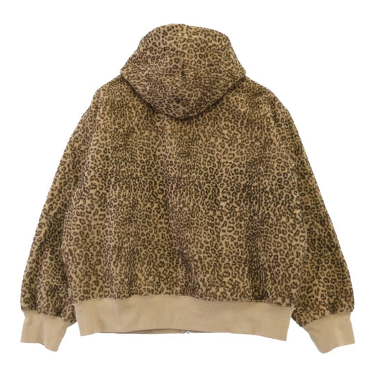 Supreme シュプリーム 24AW Pilled Zip Up Hooded Sweatshirt ピルド ジップ アップ フーディー スウェットシャツ パーカー ブラウン系 マルチカラー系 M【美品】【中古】