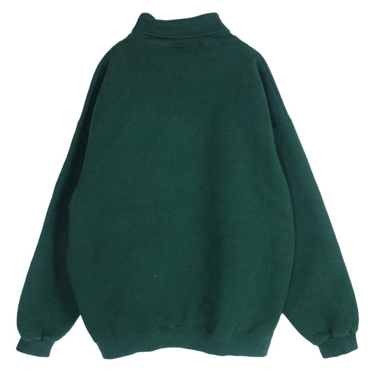 adidas アディダス 90s USA製 タートルネック スウェット トレーナー グリーン系 M【中古】