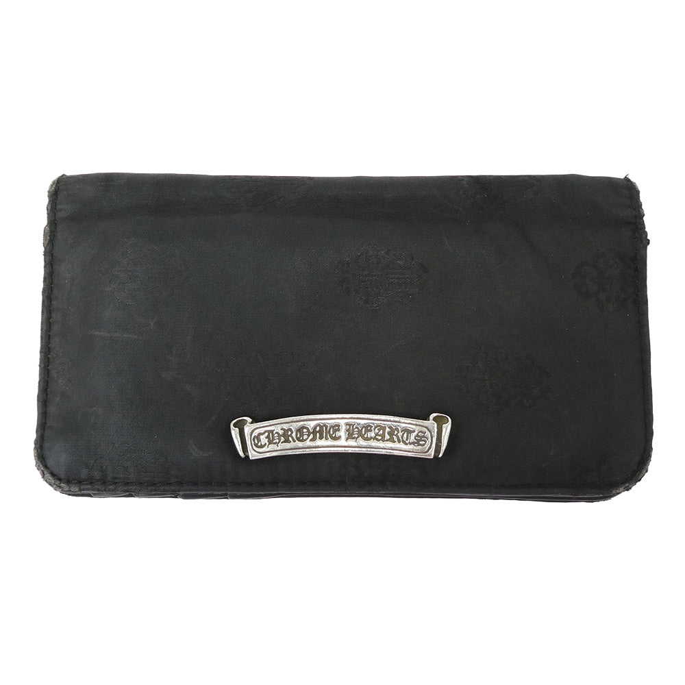 CHROME HEARTS クロムハーツ スクロールラベル ナイロンウォレット クロムハーツスクロールラベルナイロンウォレット