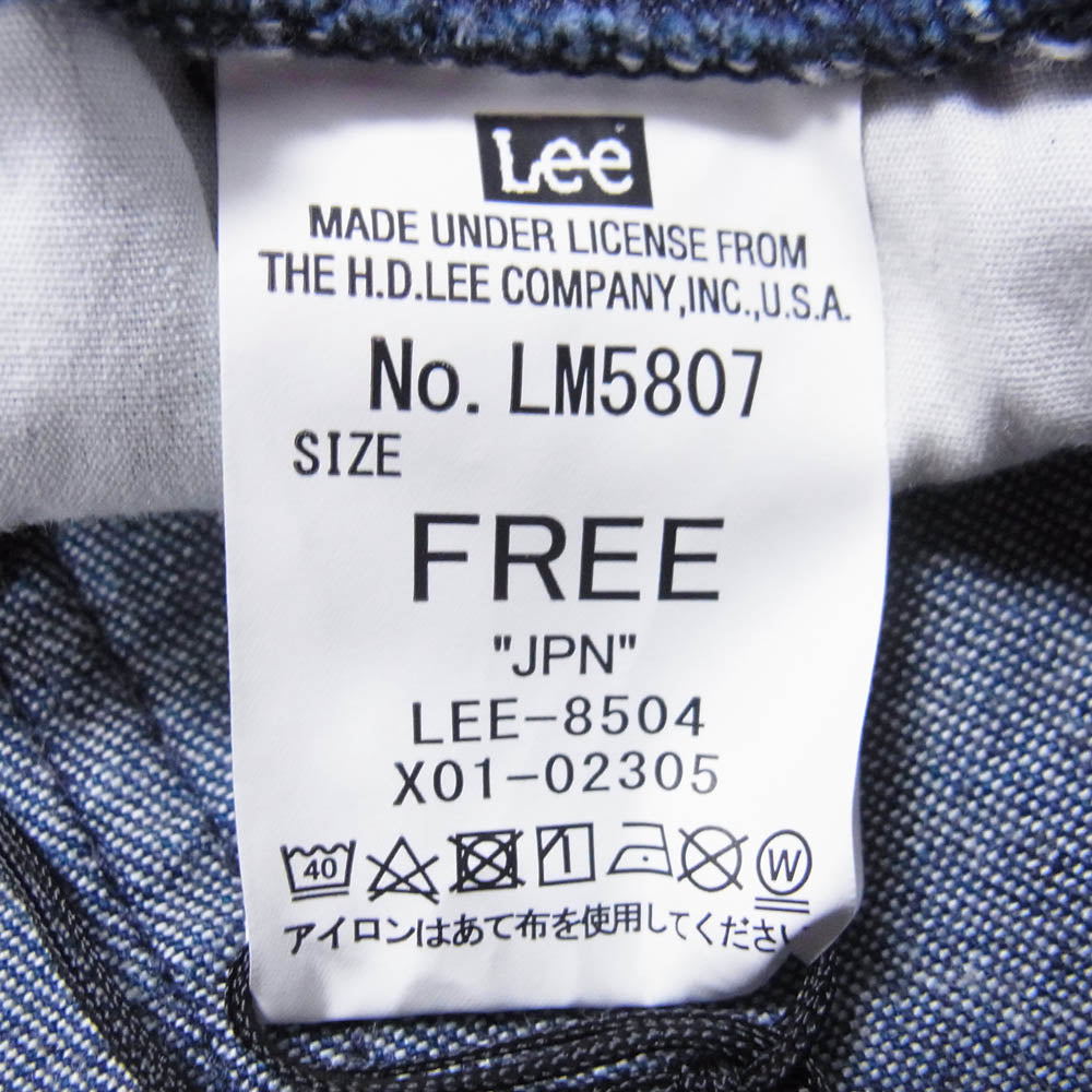サイコバニー LM5807 FLeeasy Narrow ポケットバニー インディゴ ジーンズ デニム イージーパンツ インディゴブルー系 FREE【中古】