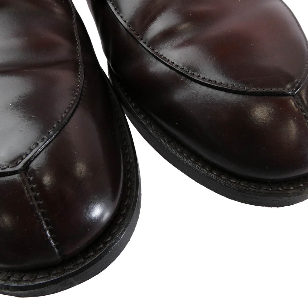 ALDEN オールデン 54321 コードバン Vチップ レザー シューズ ブラウン系 8.5【中古】