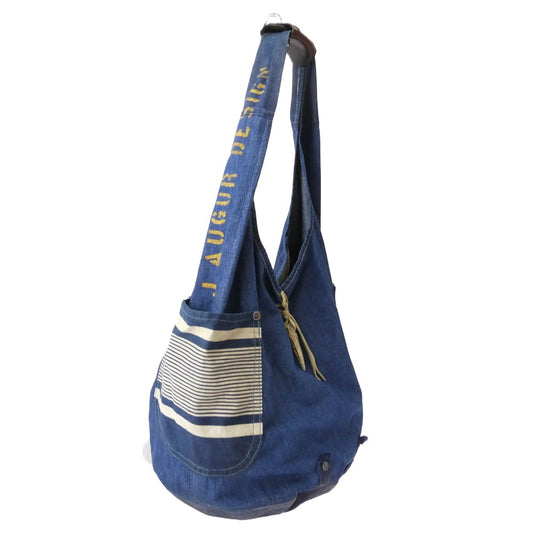 ジュディー オーガー デザイン INDIGO HOBO インディゴデニム ショルダー バッグ インディゴブルー系【美品】【中古】