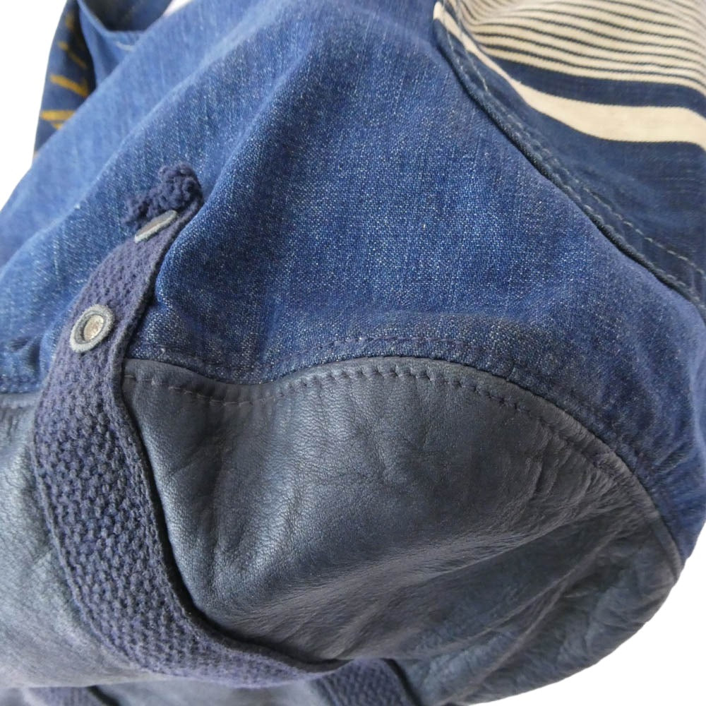 ジュディー オーガー デザイン INDIGO HOBO インディゴデニム ショルダー バッグ インディゴブルー系【美品】【中古】