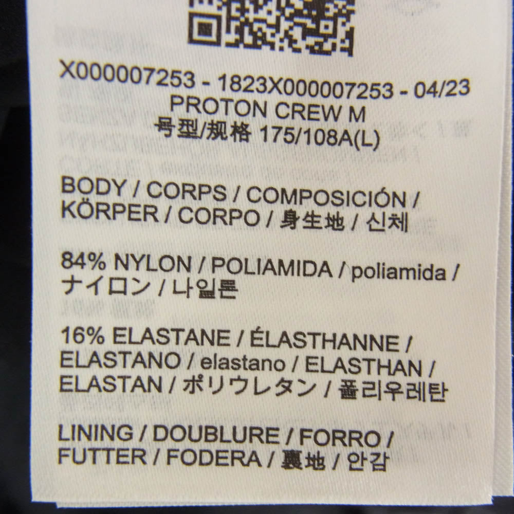 ARC'TERYX アークテリクス X000007253 Proton Crewneck Pullover プロトン クルーネック プルオーバー ブラック系 L【極上美品】【中古】
