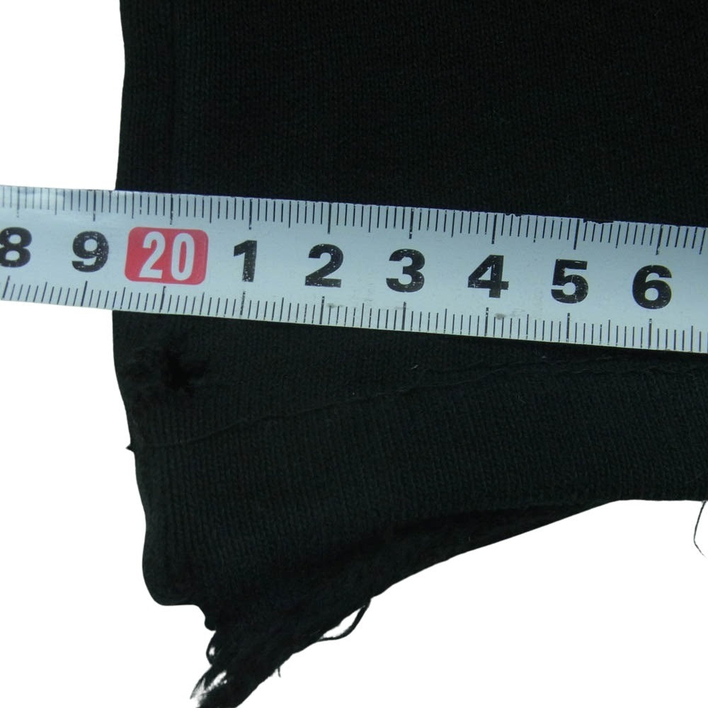 DISCOVERED ディスカバード 25SS DC-SS25-CU-09 IRON CROSS CROCHET SWEAT PANTS アイアンクロス クロシェット ワイド スウェット パンツ ブラック系 1【中古】