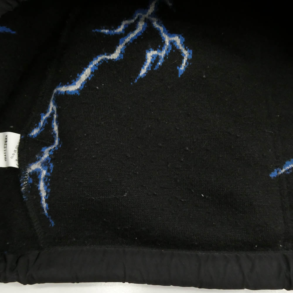CHALLENGER チャレンジャー 25AW CLG-JK 025-12 THUNDERBOLT BOA HOODIE サンダーボルト ボア ジップアップ フーディー ジャケット ブラック系 M【中古】