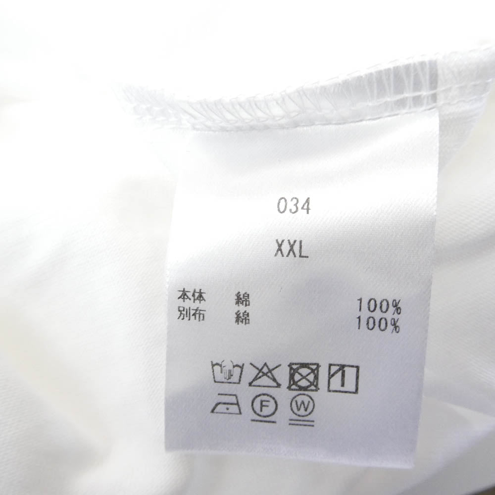 オヴィー Fine Cotton Basic pac T-shirts ファインコットン クルーネック 半袖 Tシャツ カットソー ホワイト ホワイト系 XXL【中古】