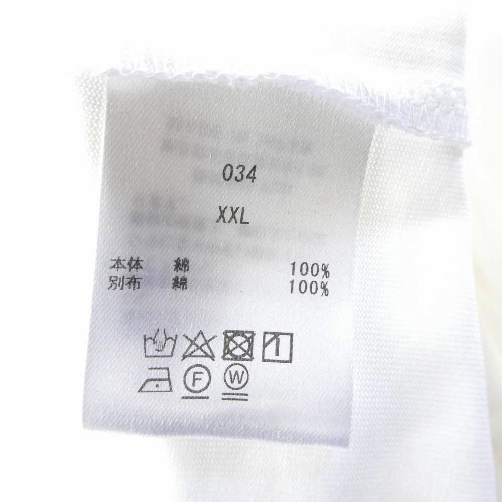 オヴィー Fine Cotton Basic pac T-shirts ファインコットン クルーネック 半袖 Tシャツ カットソー ホワイト ホワイト系 XXL【中古】