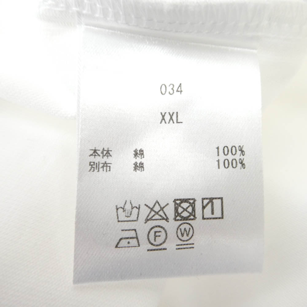 オヴィー Fine Cotton Basic pac T-shirts ファインコットン クルーネック 半袖 Tシャツ カットソー ホワイト ホワイト系 XXL【中古】