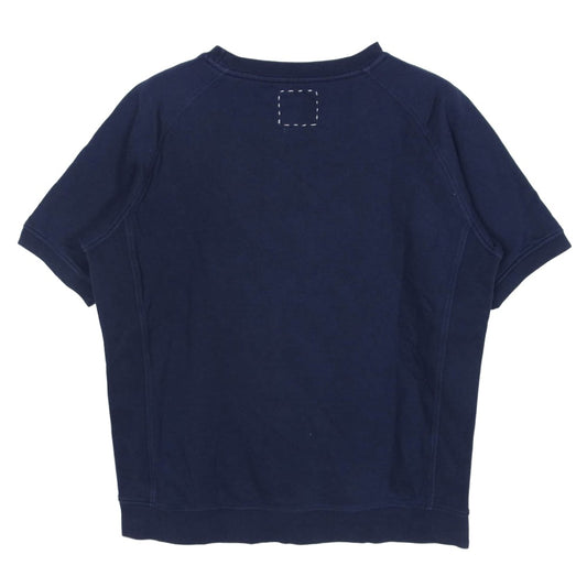 VISVIM ビズビム 0115105010006 JV CREW S/S ラグランスリーブ 半袖 スウェット ネイビー系 2【中古】