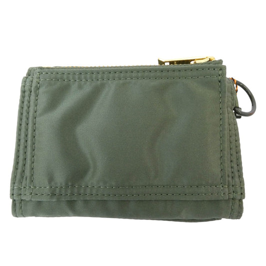 PORTER ポーター 622-27847 TANKER POCKET WALLET M タンカー ポケット ウォレット カーキ系【極上美品】【中古】