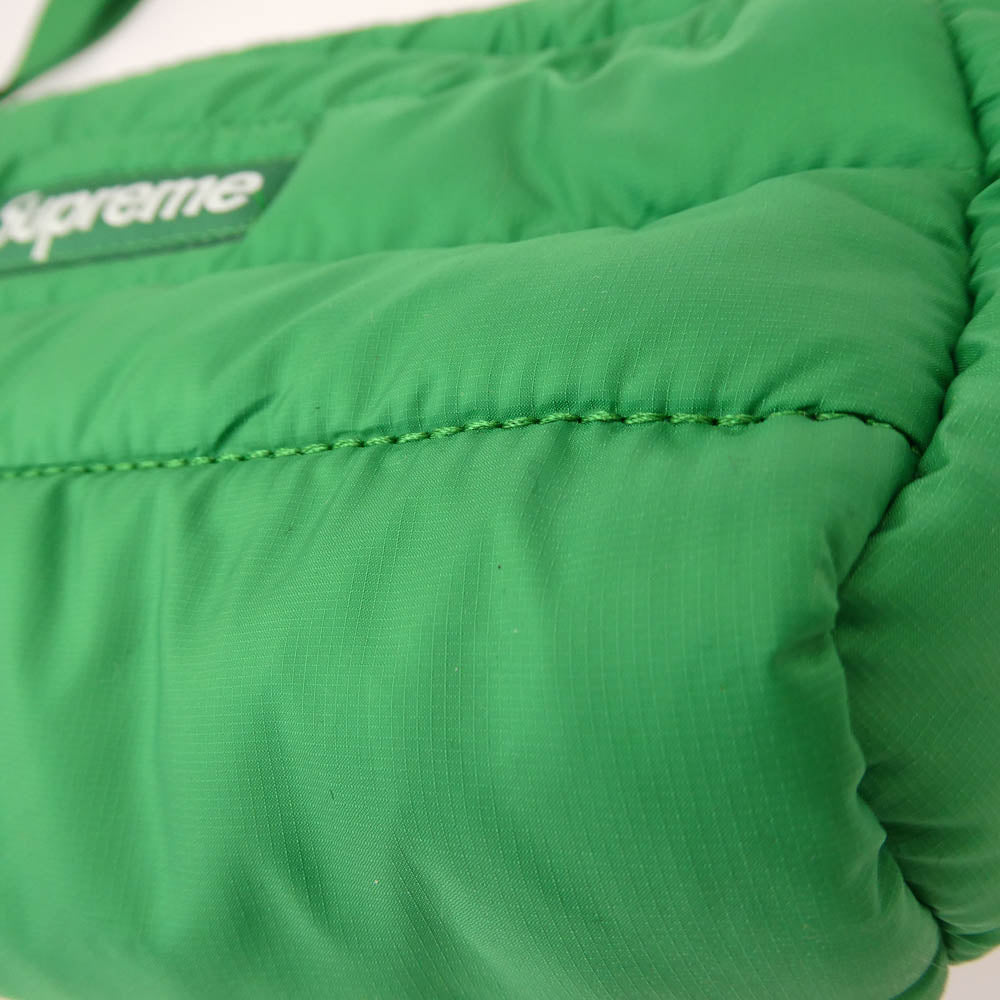 Supreme シュプリーム 22AW Puffer Side Bag パファー サイド バッグ グリーン系【極上美品】【中古】