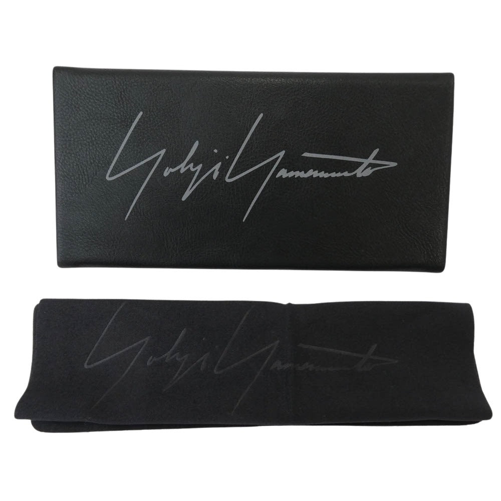 Yohji Yamamoto ヨウジヤマモト 23AW 19-0072-1 Clear Beige アイウェア 眼鏡 メガネ フレーム:ベージュ系 46□24-145【中古】