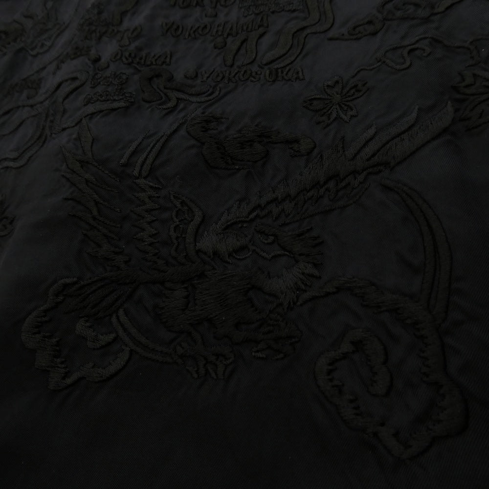 BLACK COMME des GARCONS ブラックコムデギャルソン 1G-J029 チャイナ キュプラ 長袖 シャツ ブラック系 L【中古】