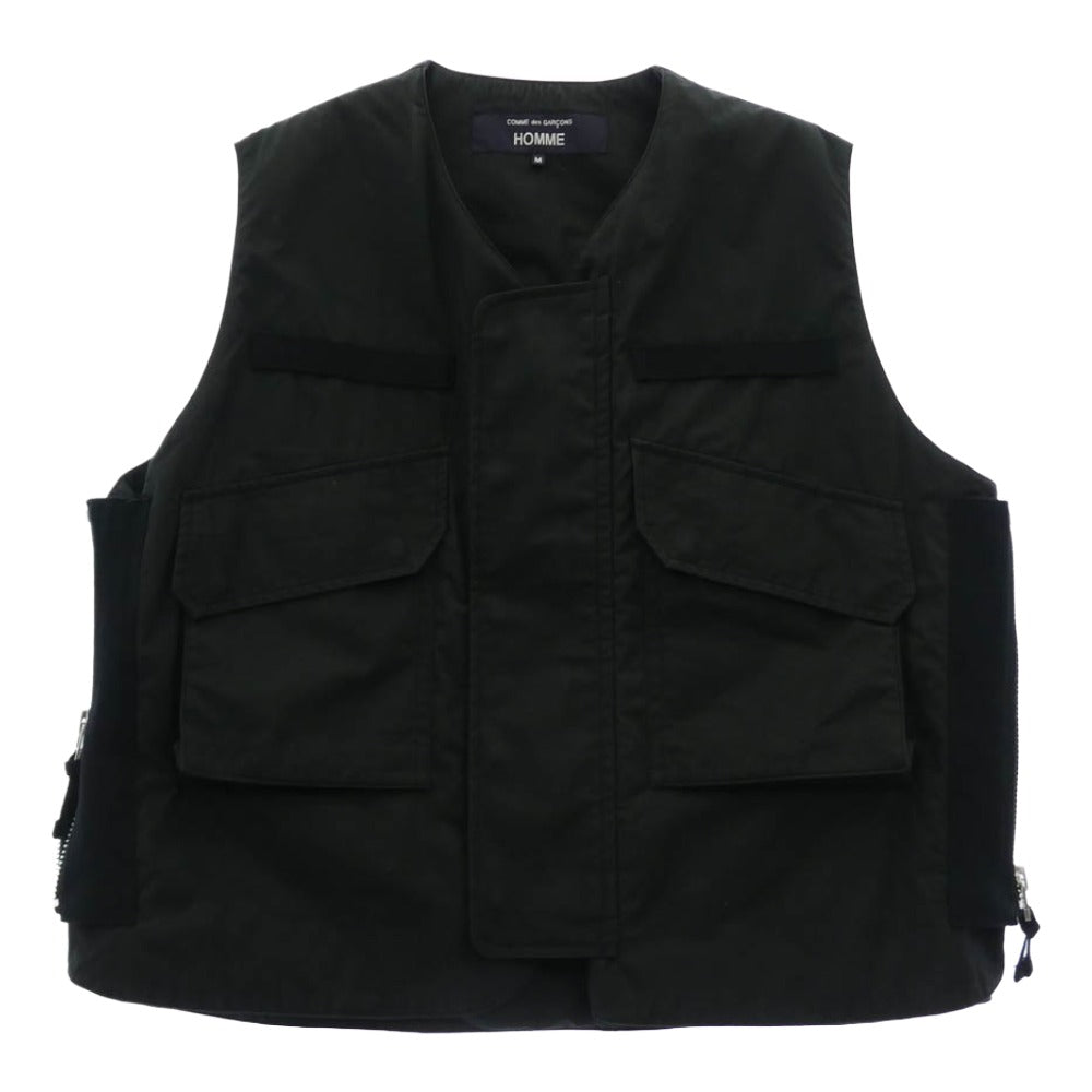 COMME des GARCONS HOMME コムデギャルソンオム HP-V001 Cotton weather vest コットンウェザーベスト ブラック系 M【中古】 COMME des GARCONS HOMME コムデギャルソンオム HP-V001 Cotton