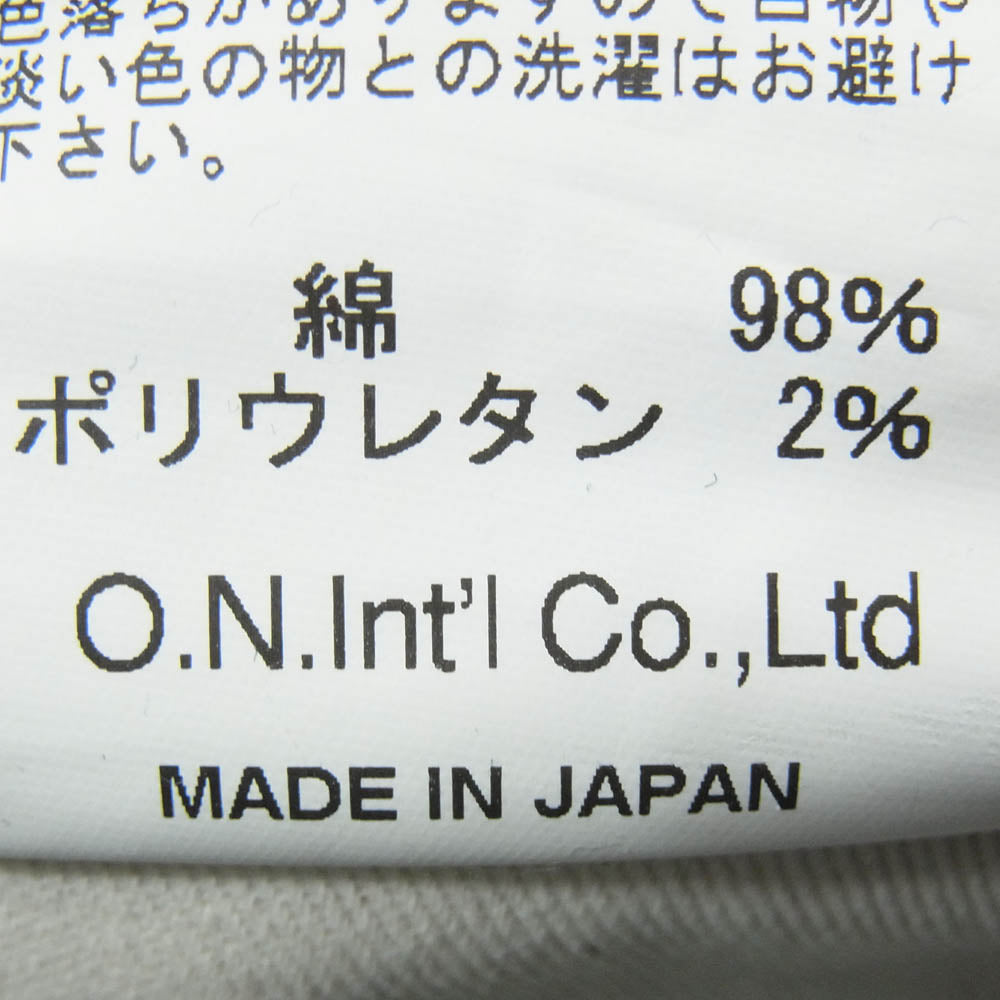 ONI DENIM 鬼デニム ONI-121S Ishikawadai 15oz 石川台デニム Relax Tapered Stretch Denim リラックステーパード ストレッチデニム パンツ ジーンズ インディゴブルー系 W32【極上美品】【中古】