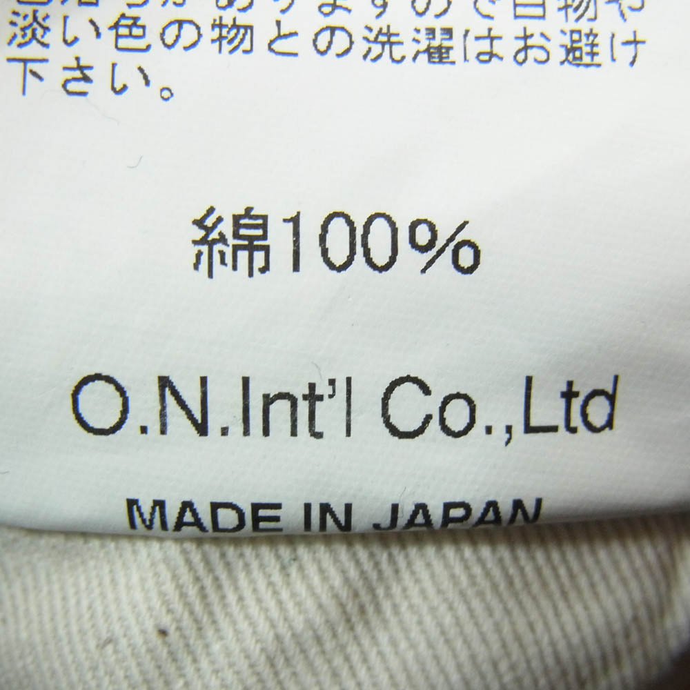 ONI DENIM 鬼デニム ONI822ZR-LBR 20oz Secret Denim シークレットデニム 緯糸ライトブラウン スーパーワイドテーパード ジーンズ デニム パンツ インディゴブルー系 29【極上美品】【中古】