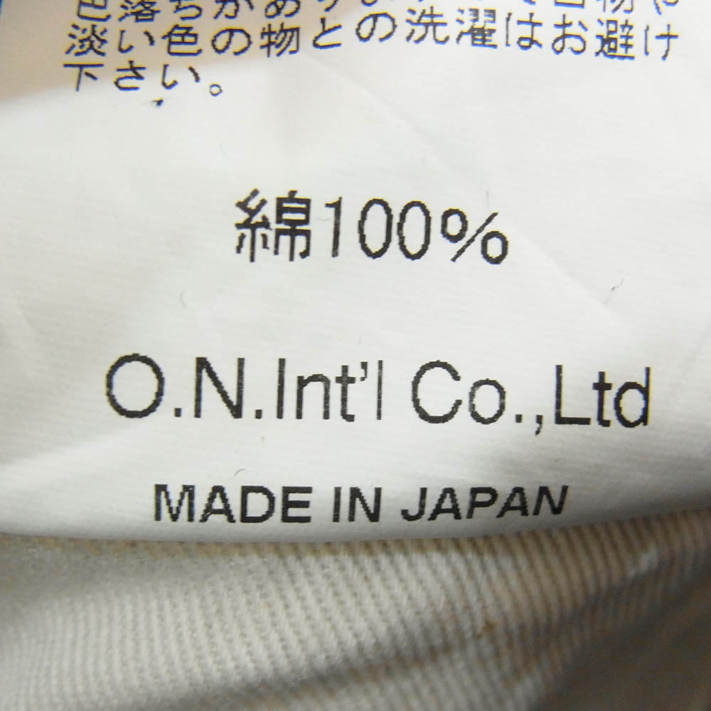 ONI DENIM 鬼デニム ONI288ZR-LBR 20oz シークレットデニム 緯糸ライトブラウン ジーンズ デニムパンツ インディゴブルー系 W31【極上美品】【中古】