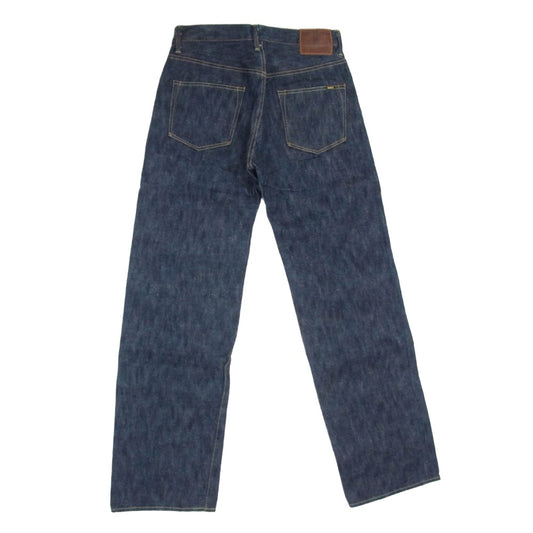 ONI DENIM 鬼デニム ONI200-鬼KASE ONIKASE Wide Straight 16oz 正藍枷染め風 天然藍 ロープデニム ワイドストレート デニム パンツ ジーンズ インディゴブルー系 W31【極上美品】【中古】
