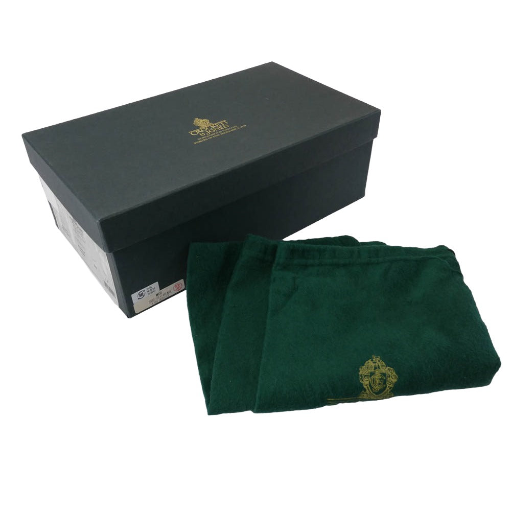 CROCKETT&JONES クロケットアンドジョーンズ Newport2 Last379 ニューポート Uチップ レザー ドレス シューズ ブラック系 7E【中古】