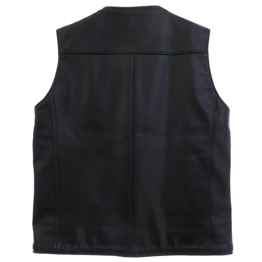 KADOYA カドヤ LCNCLV-009 K’SKLEATHER カウレザー 牛革 レザー ベスト ジャケット ブラック系 3L【中古】