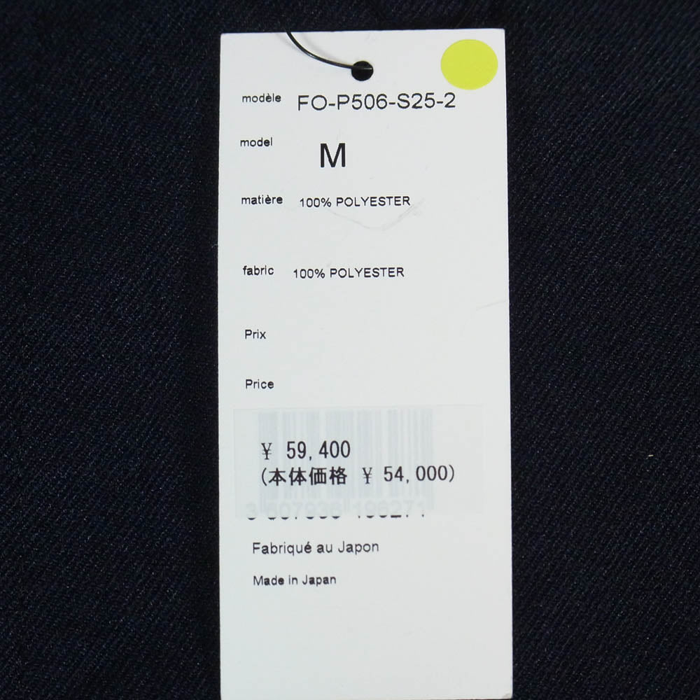 COMME des GARCONS コムデギャルソン 25SS FO-P506 SHIRT シャツ POLYESTER SHORTS エステル 製品加工 ショーツ ハーフパンツ ショートパンツ ネイビー系 M【極上美品】【中古】