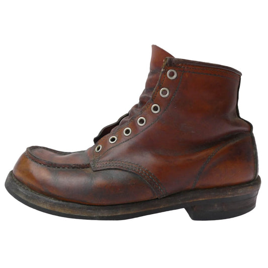 RED WING レッドウィング USA製 9875 IRISH SETTER アイリッシュセッター 復刻 犬タグ ソールカスタム ブーツ ブラウン系 27cm E【中古】