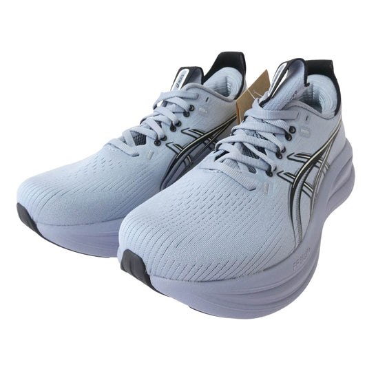 asics アシックス 1011C127 GEL-NIMBUS 28 ゲルニンバス ランニングシューズ スニーカー 24.5 ライトブルー系 24.5【極上美品】【中古】