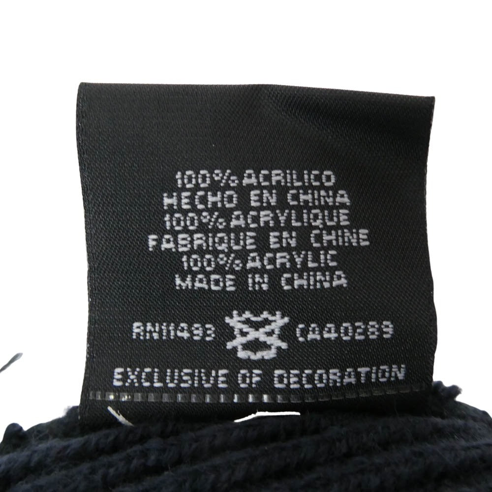 Supreme シュプリーム 14AW × New Era FTP Beanie ニューエラ FTPロゴ 刺繍 ボックスロゴ ビーニー ニット キャップ ネイビー系【中古】